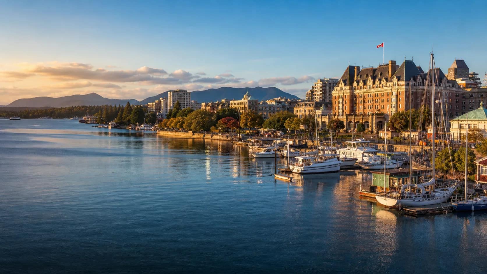 Victoria Inner Harbour on Vancouver Island